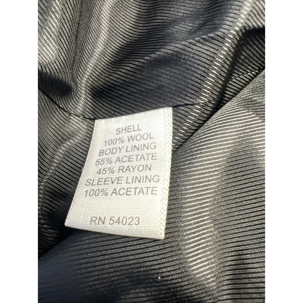 Banana Republic 42L‎ Modern Fit Sport Coat Wool Dark Gray Three Button Vented